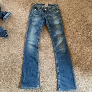 True Religion Denim Blue Jeans Women Size 24